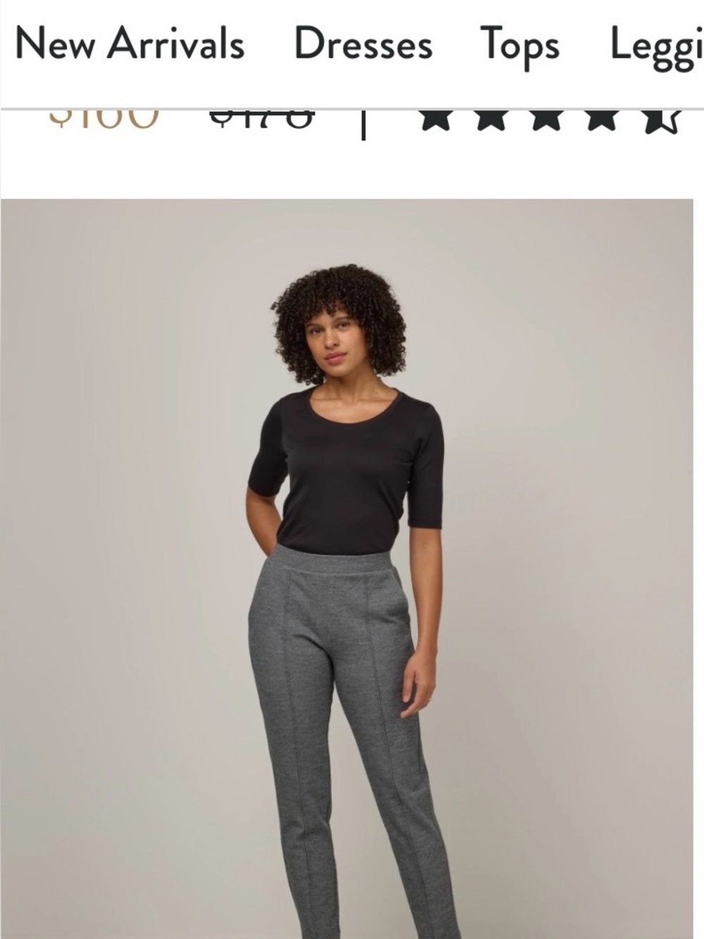 Wool& Women’s Merino Wool StraightLeg Pant in Gray